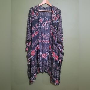 En Crème Floral Boho Kimono – Size M